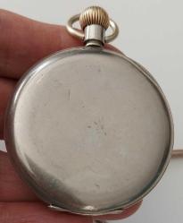 İSVİÇRE CLAREKS MARKA ORİJİNAL ANTİK KURMALI MUHTEŞEM BAKIMLI BEYAZ MAKİNA KÖSTEKLİ CEP SAATİ 1Ğ1P1R1 ÇOK ÇOK TEMİZ