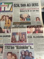 HÜRRİYET GAZETESİ HÜRRİYET KELEBEK GAZETESİ KELEBEK TV GAZETESİ DOĞUM GÜNÜ GAZETESİ - 20 NİSAN 1993 - Hülya Avşar-Turgut Özal-Özal’dan acı der-rüstem Batum-çift gömlek modası eğiliyor-Haydar dümen-Genco erkal-Füsun Erbulak-haşim Öz-Altay uluışık-Deniz Baykal-Tayyar Yıldız-Ayşe Sarıkaya-Saffet Yılmaz-sevgili güzin abla-gündüz Tezmen- Ata nirun-muhteşem nejad-Arthur Miller-Kristof Kolomb-kürşat başar-Rana elik-Müge Oruçkaptan-Güler Kazmacı