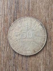 Avusturya Gümüş Hatıra Paraları 3’lü Set – 50 Schilling (1972) & 25 Schilling (1956, 1972)