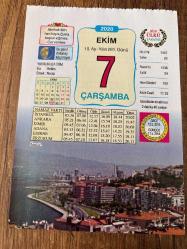 7 EKİM 2020 - TAKVİM YAPRAĞI - DOĞUM GÜNÜ HEDİYESİ - BÜYÜK SAATLİ MAARİF TAKVİMİ - İzmir - SÜPERBİLGİSAYAR - ESİRCİ - ARNAVUTCİĞERİ - 1920 - Tuzluca (Iğdır) Ermeni işgalinden kurtuldu - 1922 - Şile (İstanbul) İngiliz - Fransız - İtalyan işgalden kurtuldu - 1923 - İtilaf devletlerinin İstanbul'dan ayrılmasından sonra sıkıyönetim ve sansür uygulamaları kaldırıldı - 2007-Süpersport Dünya Şampiyonası'nda Türk sporcu Kenan Sofuoğlu, dünya şampiyonu olarak motosiklet sporunda Türkiye'ye ilk uluslararası başarıyı kazandırdı