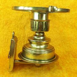 RETRO GAZ LAMBASI FORMUNDA PİRİNÇ DUVAR APLİK