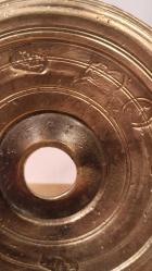 OSMANLI DÖNEMİ ÜZERİ DAMGALI DİRHEM (Osmanlı Dönemi 1900-1919 - Çap: 10 cm) 515