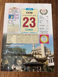 23 EKİM 2020 - TAKVİM YAPRAĞI - DOĞUM GÜNÜ HEDİYESİ - BÜYÜK SAATLİ MAARİF TAKVİMİ - İstanbul, Eyüp Sultan Camii - İSRAFTAN KAÇINMAK - AKREP BURCUNDA DOĞANLAR - KURU İNCİR TATLISI - 1993 - 1965 yılında Uşak'ta kaçak kazıyla çıkarılan ve izi ABD'de bulunan, 2500 yıllık geçmişi olan 363 parçalık Karun Hazinesi, 40 milyon dolara mâl olan hukuki süreç sonunda Türkiye'ye getirildi