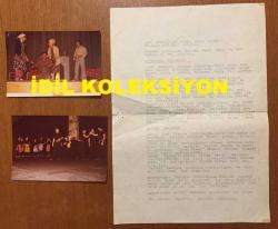SİNEMA ve TİYATRO SANATÇISI LALE ORALOĞLU'NUN ORİJİNAL 2 ADET FOTOĞRAFI ve HABER METNİ, 3'LÜ SET - 13 x 9 cm EBADINDA - LALE ORALOĞLU'NUN ''ALMAN GELİN'' ve ''VENÜSLÜ KADINLAR'' PİYESİNİ MÜNİH'TE 2000 KİŞİ İZLEDİ, 29 KASIM 1983