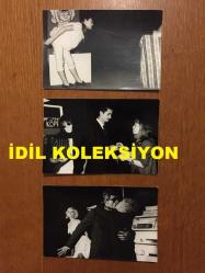 SİNEMA ve TİYATRO SANATÇISI LALE ORALOĞLU'NUN TİYATROSUNDA GENÇ TİYATROCULARIN SAHNE ALDIĞI BİR OYUNDAN ORİJİNAL 12'Lİ FOTOĞRAF SETİ - FOTOĞRAFLARIN EN BÜYÜĞÜ 14 x 9 cm ve DİĞERLERİ GÖRÜLDÜĞÜ GİBİ ÇEŞİTLİ YAKIN EBATLARDA - ZENGİN EVİ, FAKİR MUTFAĞI