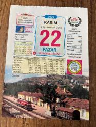 22 KASIM 2020 - TAKVİM YAPRAĞI - DOĞUM GÜNÜ HEDİYESİ - BÜYÜK SAATLİ MAARİF TAKVİMİ - ÇANKIRI - 1922 - Süloğlu (Edirne) Yunan işgalinden kurtuldu - 1950 - Dünya Barış Konseyi, şair Nâzım Hikmet'e Uluslararası Barış Ödülü verdi - 2007-Piyanist Fazıl Say'a 