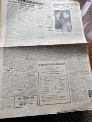 Cumhuriyet Gazetesi - 10 Şubat 1955 - Beri Yandaki Tepki Yazan Nadir Nadi Başmakale - Malenkof Başbakan Yardımcısı Mareşal Zukof Savunma Bakanı - Ankara'da Mısır Sovyet Temasları Devam Ediyor - Hüseyin Cahit Yalçın da Feragat Kararından Faydalanacak - Cumhurbaşkanı Celal Bayar Adnan Menderes İle Bu Ayın Sonunda Bağdada Gidecek - Müzelere Ait Mücevherler İçin Sözlü Soru - Dünyanın En Tatlı Kızı Nicole Berger - Teneke Yazan Yaşar Kemal Yazı - Azerilerin Kültür Gecesi - Rusya'nın Yeni Silahlı Kuvvetler Komutanı Mareşal Zukof Yazan Samih Sami - İsmet İnönü'nün Kızı İle Akis Mecmuasının Sahibi Metin Toker'in Düğünü Fotoğrafı -  Beşiktaş Dün Beyoğluspor'u Yendi - İstanbul Kupası Voleybol Turnuvası - Galatasaray Dün Akşam Kampa Girdi - İstanbul Belediyesi Şehir Tiyatroları Dram Kısmında Altıncı Kat Komedi Kısmında Yelpaze Oyunu - Astımlılar Cenneti Alanya'daki Meşhur Damlataş Mağarasının Hikayesi Röportajı Yapan Yaşar Kemal Fotoğraflar Salahaddin Giz - Tarihe Geçmiş Büyük Aşklar