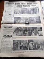 Cumhuriyet Gazetesi - 10 Şubat 1955 - Beri Yandaki Tepki Yazan Nadir Nadi Başmakale - Malenkof Başbakan Yardımcısı Mareşal Zukof Savunma Bakanı - Ankara'da Mısır Sovyet Temasları Devam Ediyor - Hüseyin Cahit Yalçın da Feragat Kararından Faydalanacak - Cumhurbaşkanı Celal Bayar Adnan Menderes İle Bu Ayın Sonunda Bağdada Gidecek - Müzelere Ait Mücevherler İçin Sözlü Soru - Dünyanın En Tatlı Kızı Nicole Berger - Teneke Yazan Yaşar Kemal Yazı - Azerilerin Kültür Gecesi - Rusya'nın Yeni Silahlı Kuvvetler Komutanı Mareşal Zukof Yazan Samih Sami - İsmet İnönü'nün Kızı İle Akis Mecmuasının Sahibi Metin Toker'in Düğünü Fotoğrafı -  Beşiktaş Dün Beyoğluspor'u Yendi - İstanbul Kupası Voleybol Turnuvası - Galatasaray Dün Akşam Kampa Girdi - İstanbul Belediyesi Şehir Tiyatroları Dram Kısmında Altıncı Kat Komedi Kısmında Yelpaze Oyunu - Astımlılar Cenneti Alanya'daki Meşhur Damlataş Mağarasının Hikayesi Röportajı Yapan Yaşar Kemal Fotoğraflar Salahaddin Giz - Tarihe Geçmiş Büyük Aşklar