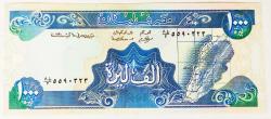 Lübnan ((Lebanon)) 1000 Livres 1991..