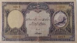 10 LİVRE 1.EMİSYON 10 TÜRK LİRASI  1.TERTİP SERİE 5 174941 SERİ NOLU NATÜRELDİR ÇOK ÇOK NADİR