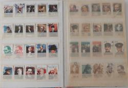 CUMHURİYET DÖNEMİ 470 ADETTEN FAZLA DAMGALI DEFTERİNDE NADİR ATATÜRK PULLARI 1A1A1A ÇOK NADİR