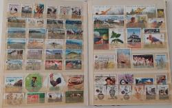 OSMANLI-RESMİ-YERLİ-YABANCI 2210 ADETTEN FAZLA DEFTERİNDE ESKİ, ORTA VE YENİ DÖNEME AİT FARKLI DAMGALI NADİR ORİJİNAL PULLAR BBB1RR1 ÇOK NADİR