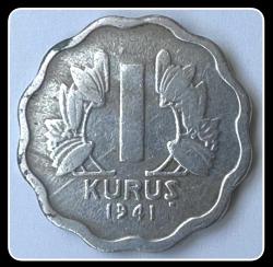 1941 1 KURUŞ (TCM41) “S/AB” Az Bulunur