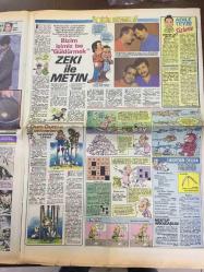 HÜRRİYET KELEBEK GAZETESİ, 7 ŞUBAT 1986 - ZEKİ MÜREN & AJDA PEKKAN FOTOĞRAFLARI ve RÖPORTAJI, DEV BULUŞMA, SICAK SÖYLEŞİ, ŞADAN YOLAŞAN - ACI, FOTOROMAN - SEVDA FERDAĞ, SUNA SELEN, REHA YURDAKUL, HAKAN AKAY - MEMO, ÜÇ ARKADAŞ - ALPAGO - ZEKİ İLE METİN -  LEYLEKLER ÇETESİ - ADİLE TEYZE SİZLERLE - YAZARIN AŞKI, TURGENYEV - DR. FİKRET TÜZÜN - GÜNLÜK DALGA, GÜNÜN ADAMI, ALİ POYRAZOĞLU - AŞKIN KANUNU YOKTUR, FİKRET HAKAN, NESLİHAN ACAR - EROL TEZEREN - BİZİMKİLER ÇİZGİ ROMANI  - 6 SAYFA