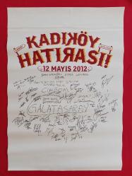 Galatasaray Çizim Poster - GSStore - 12 Mayıs 2012 Şampiyonluğu Fenerbahçe Kadıköy Hatırası - Dev Boy - Etiket Poster - Tasarım Duvar Süsü, Genç Odası, Çocuk Odası, .... - Katlanmadan Rulo İle Gönderilecek