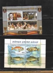 2005 PTT YIL SETİ MNH -GS seri nolu blok hariç