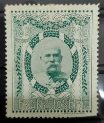 LOT.9 » Avusturya Macaristan İmparatorluğu 1910. İmparator Franz Joseph'in doğum günü hatıra büyük boy nadir vinyet