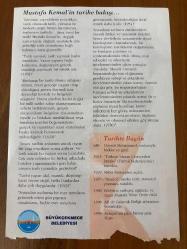 1 OCAK 2008 - TAKVİM YAPRAĞI - DOĞUM GÜNÜ HEDİYESİ - GAZİ MUSTAFA KEMAL ATATÜRK FOTOĞRAFLI BÜYÜKÇEKMECE BELEDİYESİ TAKVİMİ - 