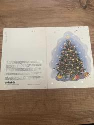 Yeni yıl tebrik kartı unilever sanayi ve ticaret Türk a.ş. kartpostal 15x10ebatında