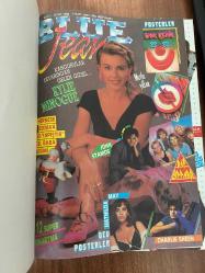 BLUE JEAN dergisi 1989 ciltli tüm sayılar