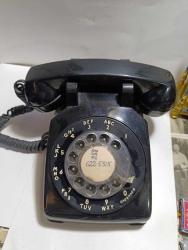BELL SYSTEM WESTWRN ELECTRONIC ÇEVİRMELİ SİYAH TELEFON