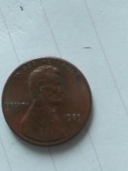 ONE CENT  LINCOLN PENNY 1985 NADİR Darphane İşareti Yok hata.