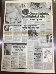 HAFTANIN SESİ GAZETESİ, 1980'LER (TEK YAPRAK, 2 SAYFA) - KÜÇÜK EMRAH'A BÜYÜK BASKIN! UĞUR BAYAR, KÜÇÜK EMRAH - MUSTAFA GÜNEŞ, İLHAN GÜNDÜZ, ÜNAL EMİROĞLU - VURAL ÖGER, HASAN BALKANOĞLU, ALİ DALBAY,  GÖNÜL YAZAR, ''ROL İCABI'' DİZİSİ, LEVENT KIRCA, OYA BAŞAR - MEHMET AKARCA, İREM GÜNEY - ANTHONY QUINNE - CANDICE BERGEN - TANJU GÜRSU, NADJA SMOLİK, 112 MİLYONLUK DİZİ, MARDİN MÜNİH HATTI - AYŞE GÜLAY - BAŞ AĞRISININ 1001 NEDENİ -