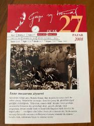27 OCAK 2008 - TAKVİM YAPRAĞI - DOĞUM GÜNÜ HEDİYESİ - GAZİ MUSTAFA KEMAL ATATÜRK FOTOĞRAFLI BÜYÜKÇEKMECE BELEDİYESİ TAKVİMİ - Anne mezarını ziyaret - Annesinin mezarında içtiği and - 1880- Thomas Edison elektrik ampulünün patentini aldı - 1937- Cenevre'de Milletler Cemiyeti toplantısında Hatay'ın bağımsızlığı kabul edildi - 1947- Öğretim kurumları dışında din eğitimine izin verildi - 1948- İlk teyp satışa çıktı - 1954- Köy Enstitüleri kapatıldı - 1973- ABD ve Vietnam ateşkes anlaşması imzaladı