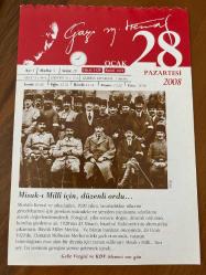 28 OCAK 2008 - TAKVİM YAPRAĞI - DOĞUM GÜNÜ HEDİYESİ - GAZİ MUSTAFA KEMAL ATATÜRK FOTOĞRAFLI BÜYÜKÇEKMECE BELEDİYESİ TAKVİMİ - Misak-ı Millî için, düzenli ordu - Misak-ı Millî Beyannamesi - 1517- Yavuz Sultan Selim'in başında bulunduğu Osmanlı ordusu, Kahire'ye girdi - 1854- Mülkiye Mektebi açıldı - 1953- Ney üstadı ve ünlü hiciv şairi Neyzen Tevfik, 74 yaşında İstanbul'da öldü - 1971- İzmir'de gençler Amerikan 6 - Filosu'nu protesto ettiler - 1986- Amerikan uzay mekiği Challanger kalktıktan 72 saniye sonra patladı; 7 kişi öldü