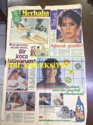MERHABA GAZETESİ, 19 EKİM 1983 (TEK YAPRAK, 2 SAYFA) - SEZEN AKSU ESKİ BİR ŞARKISINI ŞİMDİ GERÇEK YAŞAMINDA SÖYLÜYOR ''AĞLAMAK GÜZELDİR'' - AYNUR AYDAN BİR GECELİK AŞKLARDAN BIKMIŞ - AYNUR AYDAN RÖPORTAJI ve FOTOĞRAFLARI - PRİL 1980'LER REKLAMI - NEBAHAT ÇEHRE RÖPORTAJI ve FOTOĞRAFLARI - OYA PERİ - ASSOLİST ADAYI NURTEN GÜNER - HÜLYA TUĞLU ve MAKYAJ - YAŞAR KEKEVA