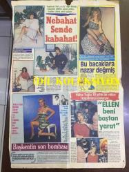 MERHABA GAZETESİ, 19 EKİM 1983 (TEK YAPRAK, 2 SAYFA) - SEZEN AKSU ESKİ BİR ŞARKISINI ŞİMDİ GERÇEK YAŞAMINDA SÖYLÜYOR ''AĞLAMAK GÜZELDİR'' - AYNUR AYDAN BİR GECELİK AŞKLARDAN BIKMIŞ - AYNUR AYDAN RÖPORTAJI ve FOTOĞRAFLARI - PRİL 1980'LER REKLAMI - NEBAHAT ÇEHRE RÖPORTAJI ve FOTOĞRAFLARI - OYA PERİ - ASSOLİST ADAYI NURTEN GÜNER - HÜLYA TUĞLU ve MAKYAJ - YAŞAR KEKEVA