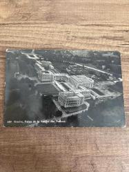 Geneve palais de la societe des nations kartpostal 15x10 ebatında