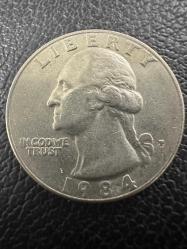 Efemera - USA Amerika ABD 5 Cent 1983 P - kitantik - kitaLog