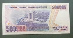 7 Emisyon E 59 281515 Seri 500 Bin Lira Çil altı
