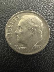 USA Amerika ABD 1 Dime 1989 P