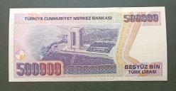 7 Emisyon F 24 Seri 500 Bin Lira Çil altı
