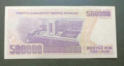 7 Emisyon J 08 Seri 500 Bin Lira Çil