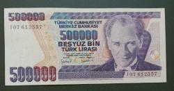 7 Emisyon I 07 Seri 500 Bin Lira Çil