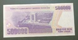 7 Emisyon I 07 Seri 500 Bin Lira Çil