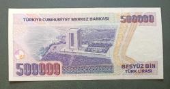 7 Emisyon G 11 Seri 500 Bin Lira Çil