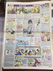 TAN GAZETESİ LOTTO EKİ, 27 ARALIK 1987  - KÜÇÜK KADININ KÖTÜ KADERİ, İKİ KOCA BİR CİNAYET , ZONGULDAKLI YILDIZ - MÜJGAN'I KOCASININ KOYNUNDAN KAÇIRDILAR - CİNLER DAHA ÇOK KARISI GÜZEL OLAN ERKEĞİ ÇARPAR, İMAM-I ŞIBLİ - BATAK ÇİZGİ ROMAN, ERGİN ASYALI - MANDRAKE, KIZIL MASKE - NACİYE İLE NACİ - BÜYÜ İLE BAĞLANAN DAMAT GERDEĞE GİREMEDİ, DAMAT ALİ İZZET - BELKIS AKKALE GÜVERCİN ALBÜMÜ BÜYÜK REKLAMI, BÜYÜK BOYUT - DR. ASLAN YÜZGÜN - BİR GENÇ İÇİN 50 NONOŞ BİRBİRİNE GİRDİ, TOMBUL POPOLAR ÇETESİ MANGAL POPOLAR'I DUMAN ETTİ, FINDIK POPOLAR KAVGAYA SONRADAN KARIŞTI - AHU TUĞBA; ''DONUMUZA KADAR AÇIYORSAK SANAT İÇİNDİR, YOKSA NAMUSUMUZ TAMDIR'' - SEVGİLİSİ ROCK HUDSON'IN RUHU İLE KONUŞTU - (TOPLAM 4 SAYFADIR)