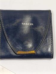 AKBANK ESKİ DERİ BOZUK PARA CÜZDANI