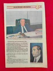 Galatasaray Dergisi Haber - 80'li Yıllar - Ateş Güneş Olayı