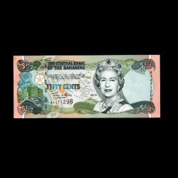 BAHAMALAR (2001) - 1/2 Dollar (ÇİL 10/10)