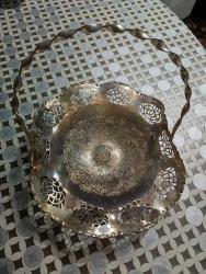 Vintage Alman Gümüş Şekerlik