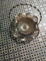 Vintage Alman Gümüş Şekerlik