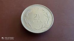 2 ½ LİRA 1978 - TERS