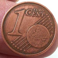 1999 FRANSA 1 EURO CENT ORİJİNAL MADENİ PARASI 1CCC1E NADİR
