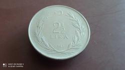 2 ½ LİRA 1966 - DÜZ