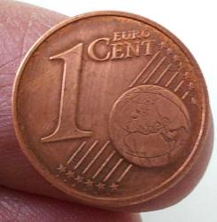 2018-D ALMANYA 1 EURO CENT ORİJİNAL MADENİ PARASI 1HHH1R NADİR
